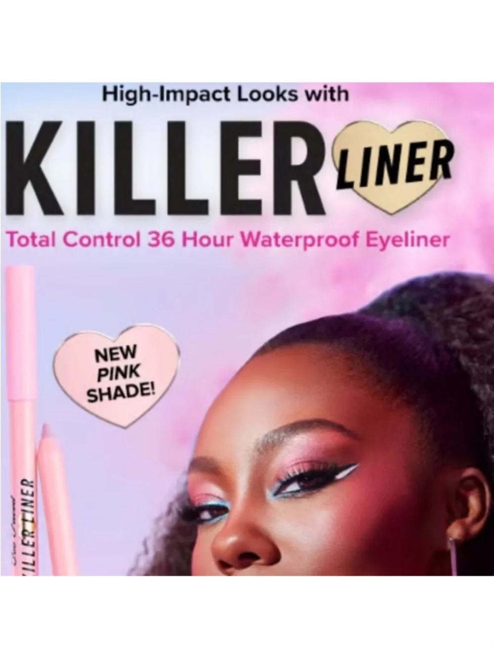 Too Faced Waterproof Gel Killer Liner 36-Hour Precision Eyeliner - Killer Pink